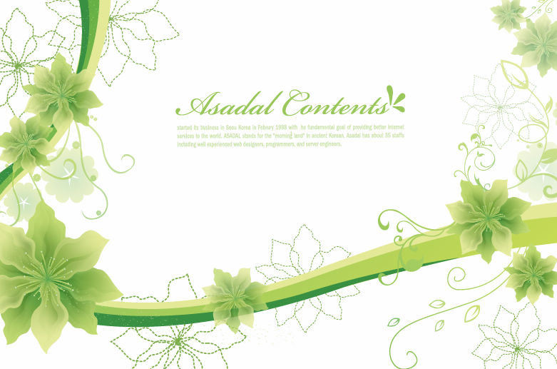 free vector Simple and Elegant Floral Background Vector Graphics
